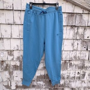 Nike Blue Sweatpants with Elastic Cuffs and Drawstring Waistband